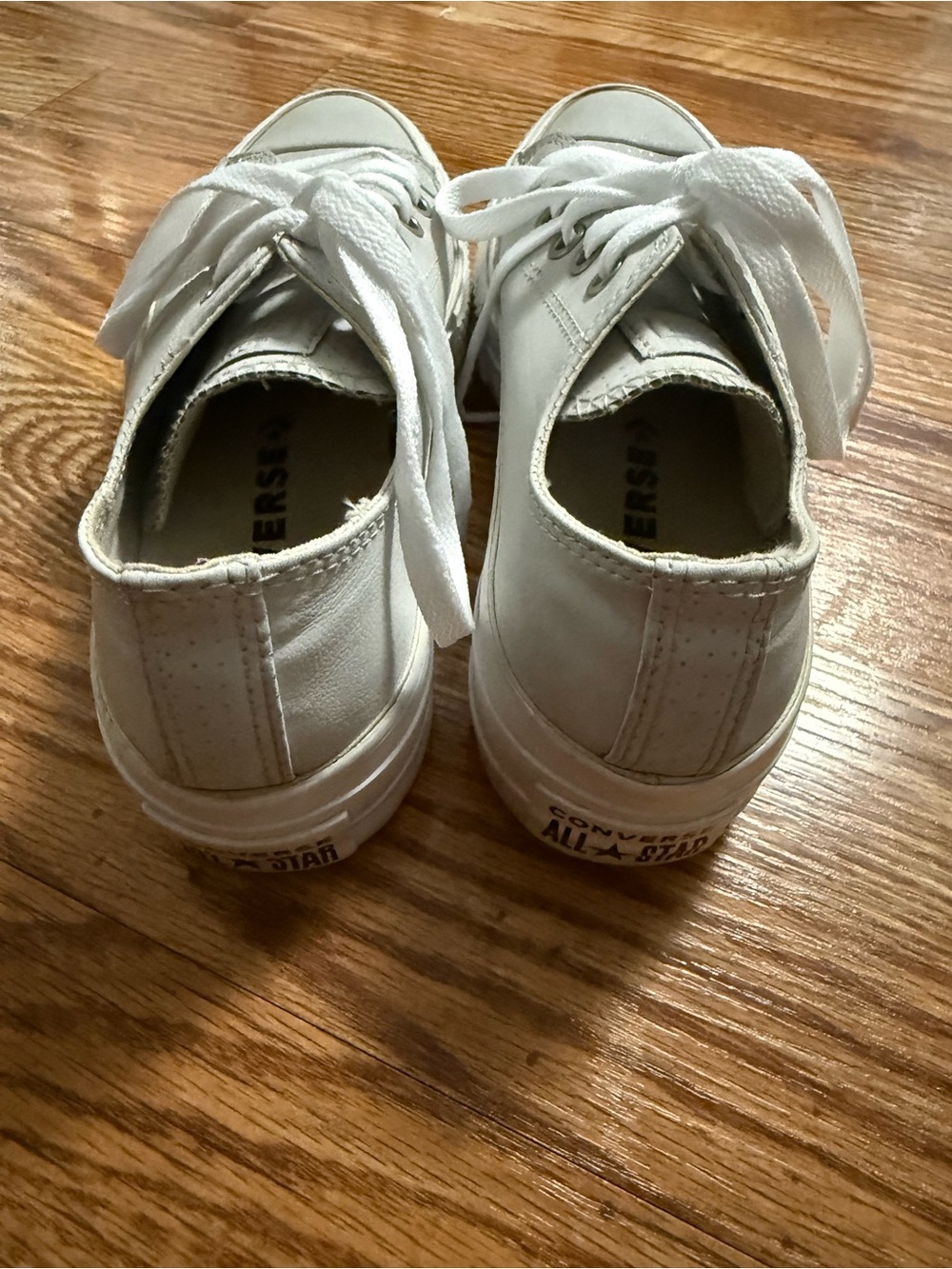 Chuck Taylor Converse All Star Lift Platform Shoes 569104C Photon Dust White 5.5 - Picture 5 of 11